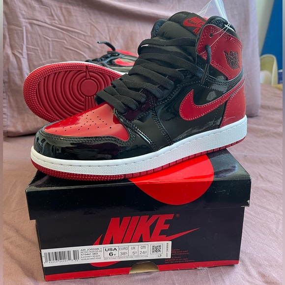 Other - Jordan 1 Bred Patent size 6Y